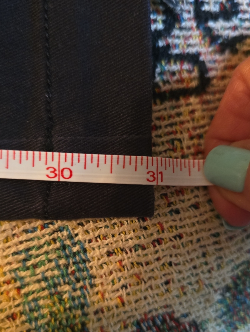 New Old Navy Women's 8 Navy High-Rise Boot-Cut Chino Khaki Pants - Picture 8 of 9